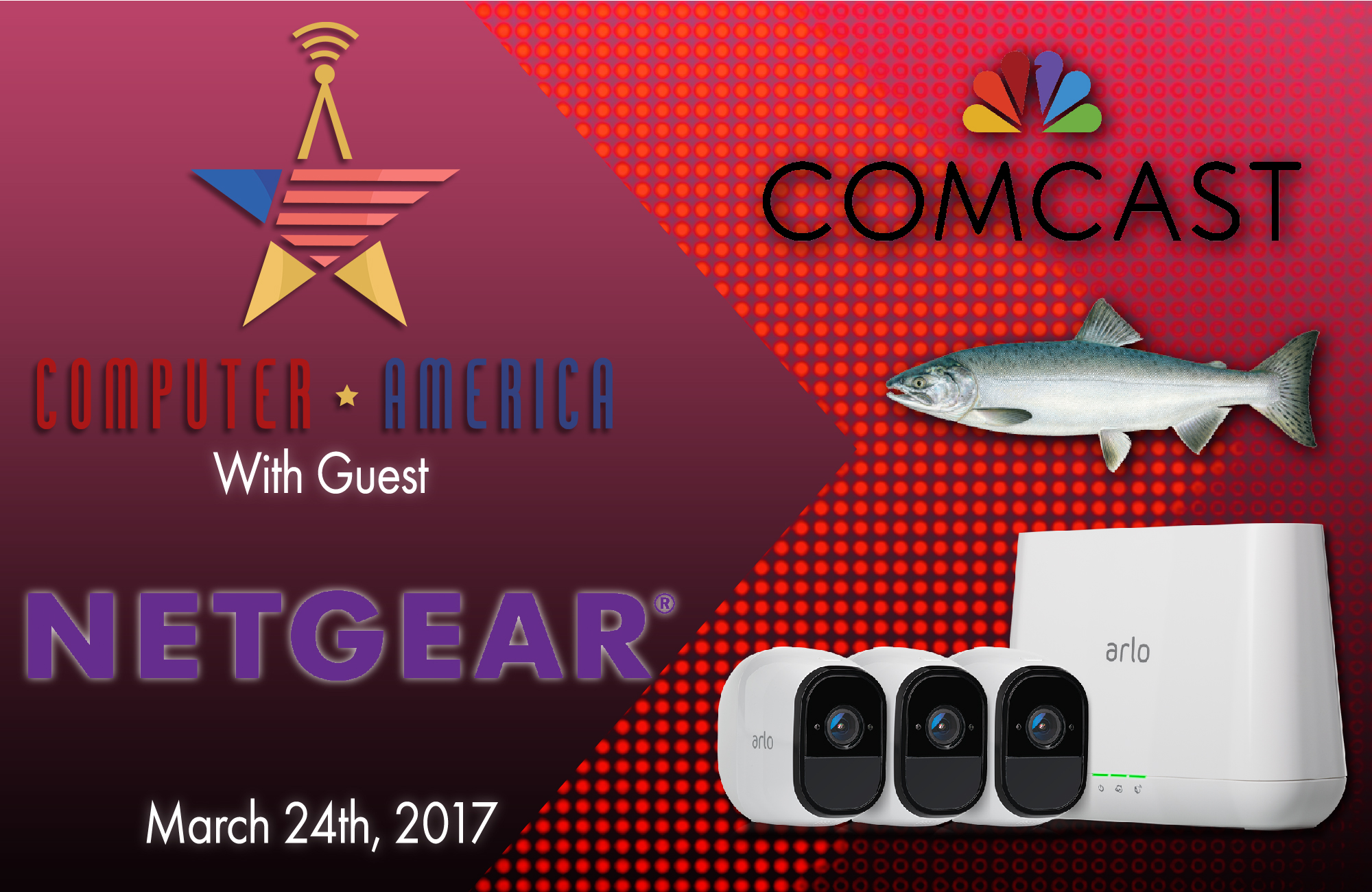 NETGEAR Arlo Interview, Salmon Blasting Laser Cleaners, New FCC Rules, And Comcast Streams